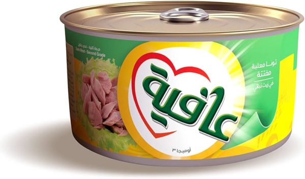 عافية تونة قطع زيت الصويا 140 جرام