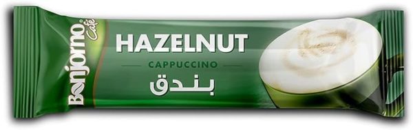 بونجور كابتشينو بندق 12ظرف