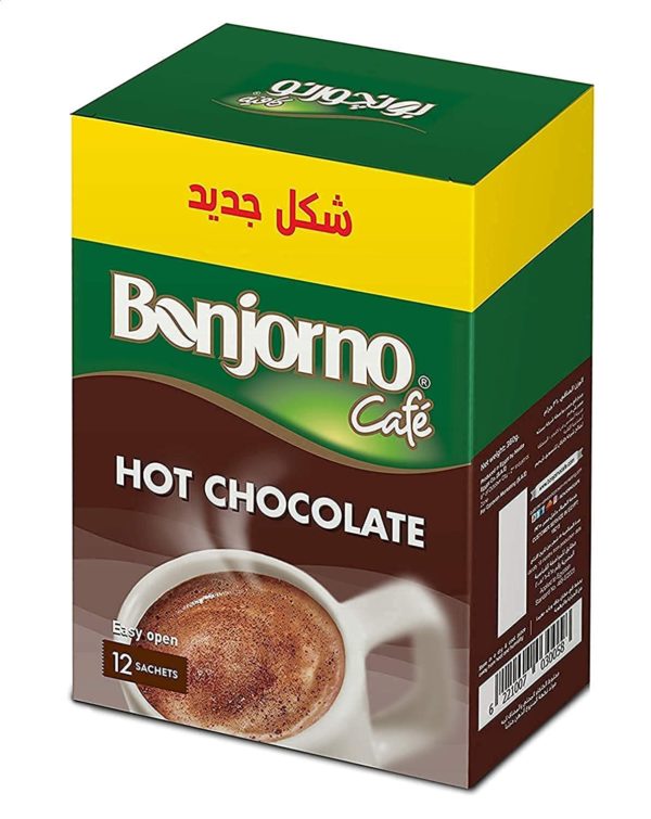 بونجور كابتشينو شيكولاتة 12ظرف